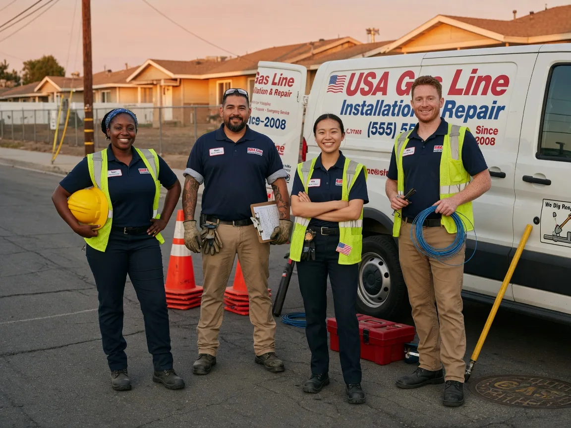 Gas Line Installation company in Modena, PA